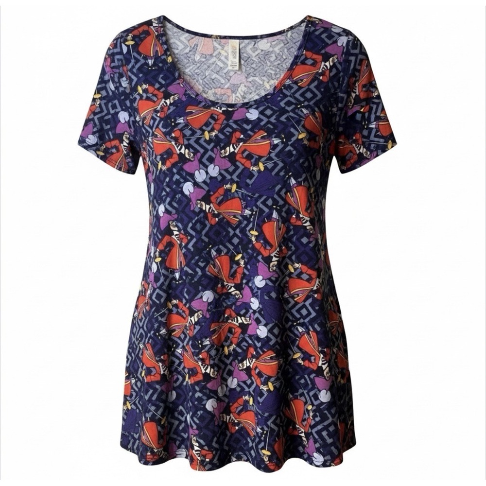 Lularoe Disney Villain Captain Hook Perfect T Women's Slit Side Size XS